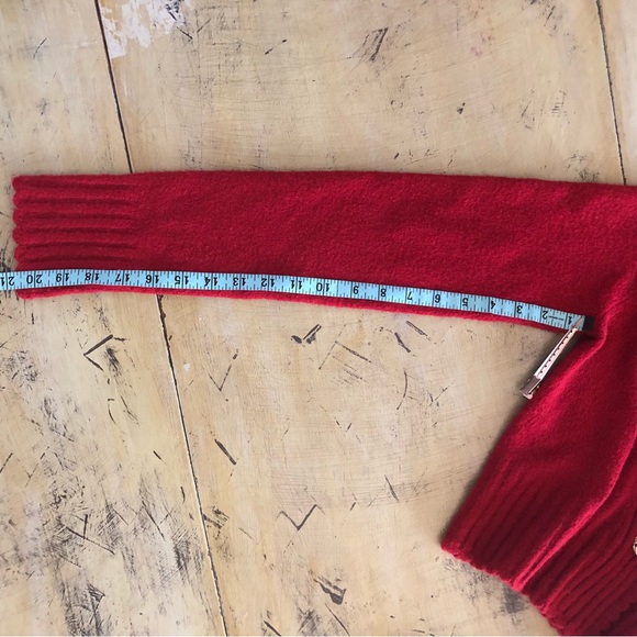 Anthropologie Sleeping on Snow Scalloped Edge Crop Cardigan - Picture 7 of 7